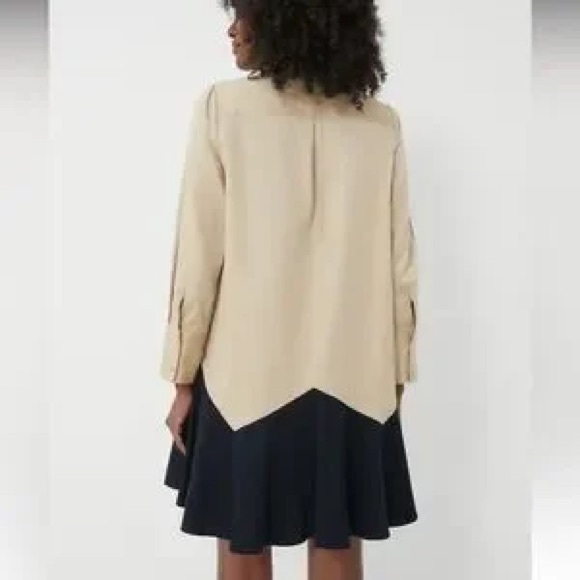 TUCKERNUCK Sand Roux Mini Long Sleeve Classic Chic Dress Size XXL - Picture 3 of 9